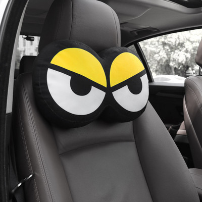 JINSERTA Cute Increative Car Neck Pillow Възглавници за облегалка за глава Memory Cotton Auto Neck Rest Cushion Pad Облегалка за глава Аксесоари за пътуване
