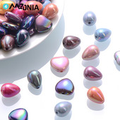 20 de bucăți acrilic în formă de inimă ABS culoare margele distanțiere amestec de picături de apă margele libere pentru realizarea de bijuterii DIY accesorii de mărgele de brățară