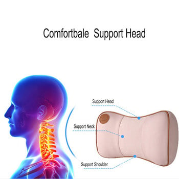 Облегалка за глава на кола Възглавница за седалка за глава Възглавница за врата Почивка Памучна калъфка от мемори пяна за поддръжка на автомобила Поддръжка на плат Мек стол Мрежа Начало