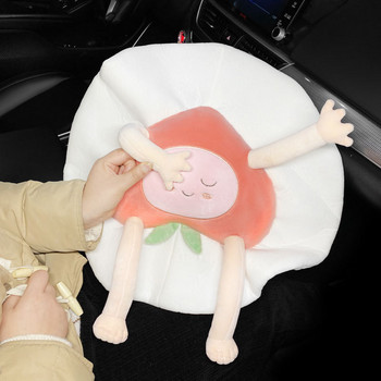 Χαριτωμένο Μαξιλάρι Προσκέφαλου Καθίσματος Αυτοκινήτου Λούτρινο Προστατευτικό Λαιμού Cartoon Φρούτα Μαξιλάρι Ταξιδίου Αυτόματο Αντιολισθητικό Μαξιλάρι για Παιδιά Ενήλικες