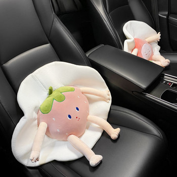 Χαριτωμένο Μαξιλάρι Προσκέφαλου Καθίσματος Αυτοκινήτου Λούτρινο Προστατευτικό Λαιμού Cartoon Φρούτα Μαξιλάρι Ταξιδίου Αυτόματο Αντιολισθητικό Μαξιλάρι για Παιδιά Ενήλικες