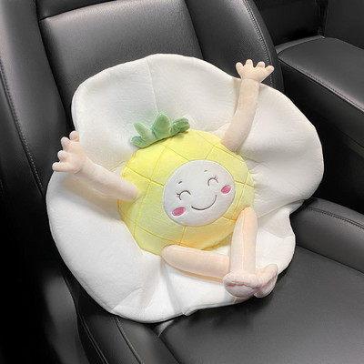 Aranyos autósülés fejtámla párna plüss nyakvédő autós rajzfilm Fruit Travel párna autó csúszásmentes párna gyerekeknek felnőtteknek