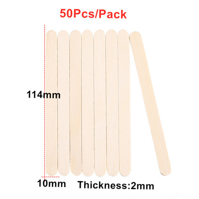 50-150 komada 11 cm drveni štapići za kavu, čaj, sladoled, štapiće za sladoled, miješalice za napitke, za DIY izradu nakita, štapići od UV smole, alati