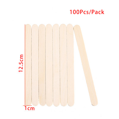 50-150 komada 11 cm drveni štapići za kavu, čaj, sladoled, štapiće za sladoled, miješalice za napitke, za DIY izradu nakita, štapići od UV smole, alati