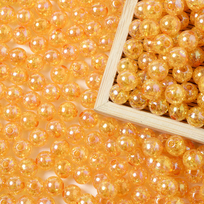 30/50/100kom Imitacija prirodnog kamena AB Okrugle akrilne perle Kristalne napuknute perle za izradu nakita DIY narukvica 10 mm