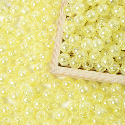 30/50/100kom Imitacija prirodnog kamena AB Okrugle akrilne perle Kristalne napuknute perle za izradu nakita DIY narukvica 10 mm