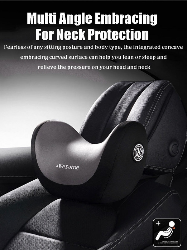 Pernă universală pentru pernă pentru tetieră pentru gât pentru mașină pentru scaunul pentru scaun auto Suport pentru cap Perna pentru gât cu memorie cu revenire lentă Pernă pentru odihnă de călătorie