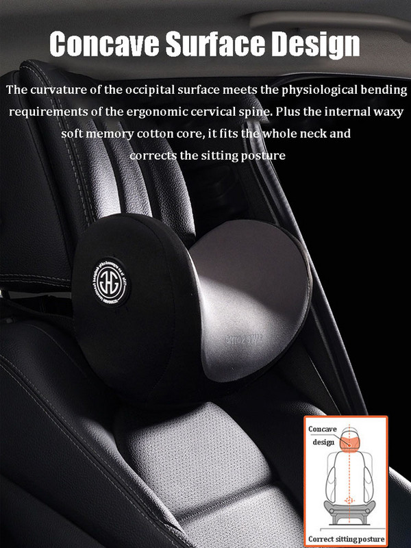 Pernă universală pentru pernă pentru tetieră pentru gât pentru mașină pentru scaunul pentru scaun auto Suport pentru cap Perna pentru gât cu memorie cu revenire lentă Pernă pentru odihnă de călătorie