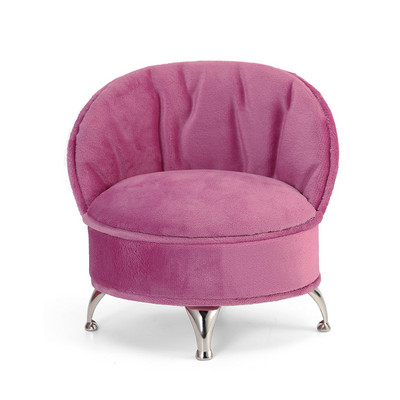 Cutie de bijuterii în formă de canapea roz Carcasă frumoasă Magazin de bijuterii de modă Organizator suport pentru vitrine