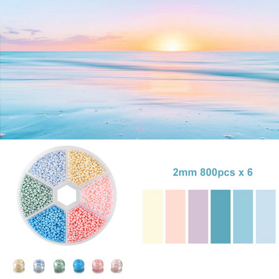 1 kutija staklenih perli sa češkim šarmom od kristala odstojnika staklenih perli za izradu nakita Kompleti za izradu ručno rađenog pribora Set dodataka