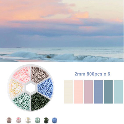 1 kutija staklenih perli sa češkim šarmom od kristala odstojnika staklenih perli za izradu nakita Kompleti za izradu ručno rađenog pribora Set dodataka