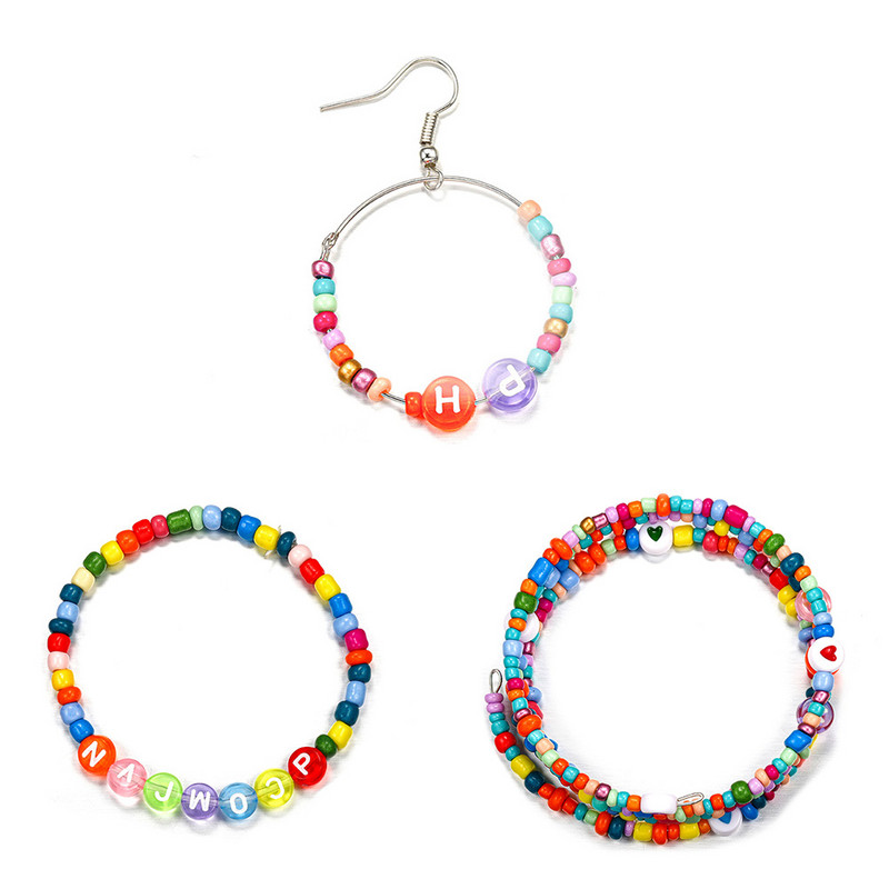 1 kutija staklenih perli sa češkim šarmom od kristala odstojnika staklenih perli za izradu nakita Kompleti za izradu ručno rađenog pribora Set dodataka