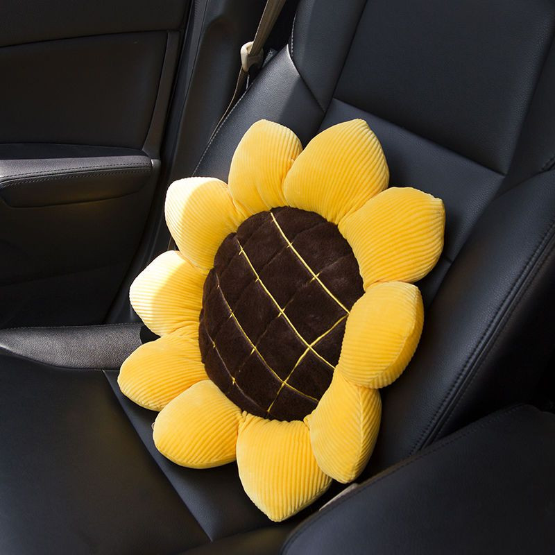 Slatki automobilski jastuk za vrat i lumbalni dio Punjeni meki pliš Jastuk za naslon za glavu Jastuk za struk Automatski sigurnosni jastuk za naslon sjedala Kompleti za automobile iz crtanih filmova