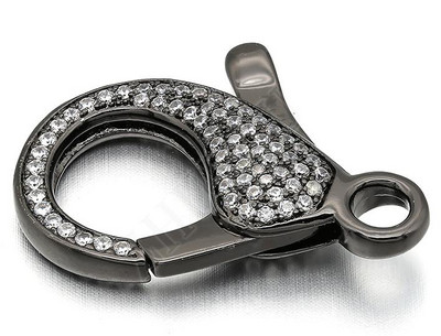 21*31 mm mesingane kubične cirkonijeve kopče od jastoga, kukice, DIY pribor za nakit, mješovite boje, rupa: 4 mm, model: VK56