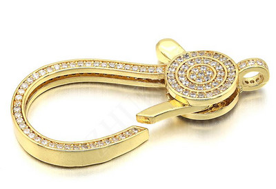 21*45 mm mesingane kubične cirkonske kopče za jastog, kukice za DIY pribor za nakit, mješovite boje, rupa: 3 mm, model: VK60