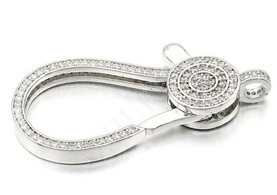 21*45 mm mesingane kubične cirkonske kopče za jastog, kukice za DIY pribor za nakit, mješovite boje, rupa: 3 mm, model: VK60