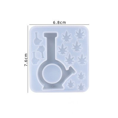 DIY kalup od kristalne epoksidne smole, zabavni Silikonski kalup za dvorac Mickey Head Castle Quicksand