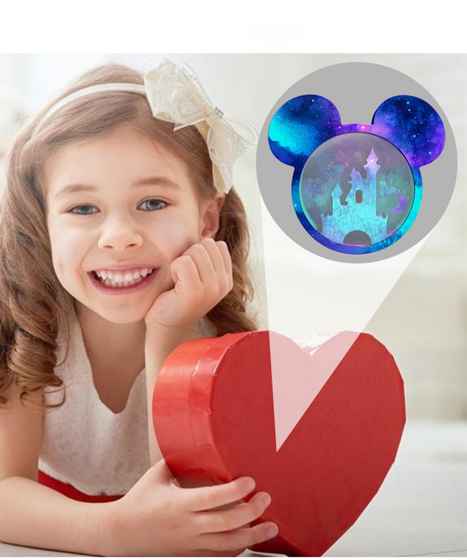 DIY kalup od kristalne epoksidne smole, zabavni Silikonski kalup za dvorac Mickey Head Castle Quicksand