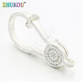 23*50 mm mesing kubni cirkonij rodij jastog kopče kuke DIY nakit Narukvica Izrada ogrlice, model: VK11