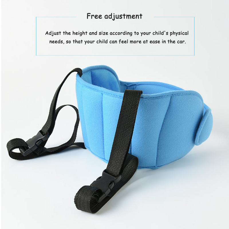 JINSERTA lastele reguleeritav auto kaelapadi, beebi peatugi ohutus unepadi autoistme padi rihma kate Väikelapse peatugi