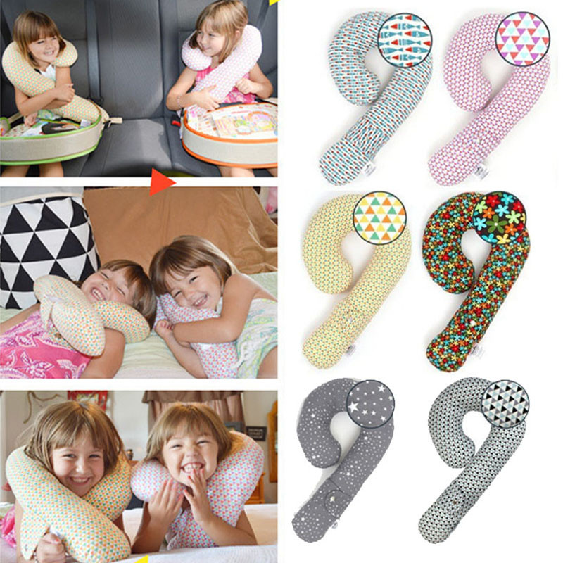 Autosjedalica Naslon za glavu Jastuk za potporu za glavu za spavanje Dječji jastučić za drijemanje Jastuk za pojas za ramena Jastuk Dječja putna navlaka za vrat Jastuk Kompleti za automobil