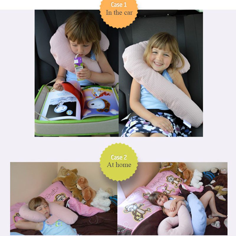 Autosjedalica Naslon za glavu Jastuk za potporu za glavu za spavanje Dječji jastučić za drijemanje Jastuk za pojas za ramena Jastuk Dječja putna navlaka za vrat Jastuk Kompleti za automobil