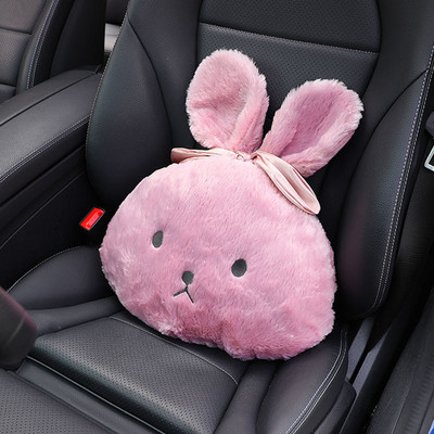 Cartoon Προσκέφαλο αυτοκινήτου Μαξιλάρια λαιμού βελούδινη πλάτη καθίσματος Μαξιλάρι οσφυϊκής υποστήριξης Κάλυμμα ώμου για ζώνη ασφαλείας Universal αξεσουάρ αυτοκινήτου