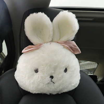 Cartoon Προσκέφαλο αυτοκινήτου Μαξιλάρια λαιμού βελούδινη πλάτη καθίσματος Μαξιλάρι οσφυϊκής υποστήριξης Κάλυμμα ώμου για ζώνη ασφαλείας Universal αξεσουάρ αυτοκινήτου