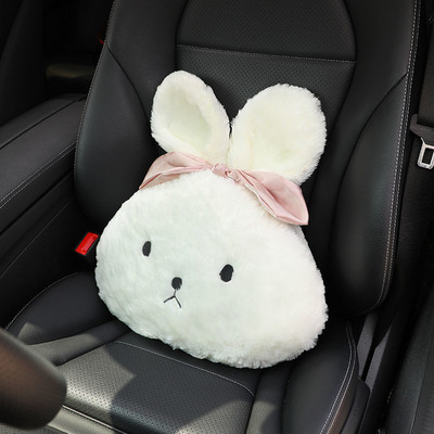 Cartoon Προσκέφαλο αυτοκινήτου Μαξιλάρια λαιμού βελούδινη πλάτη καθίσματος Μαξιλάρι οσφυϊκής υποστήριξης Κάλυμμα ώμου για ζώνη ασφαλείας Universal αξεσουάρ αυτοκινήτου