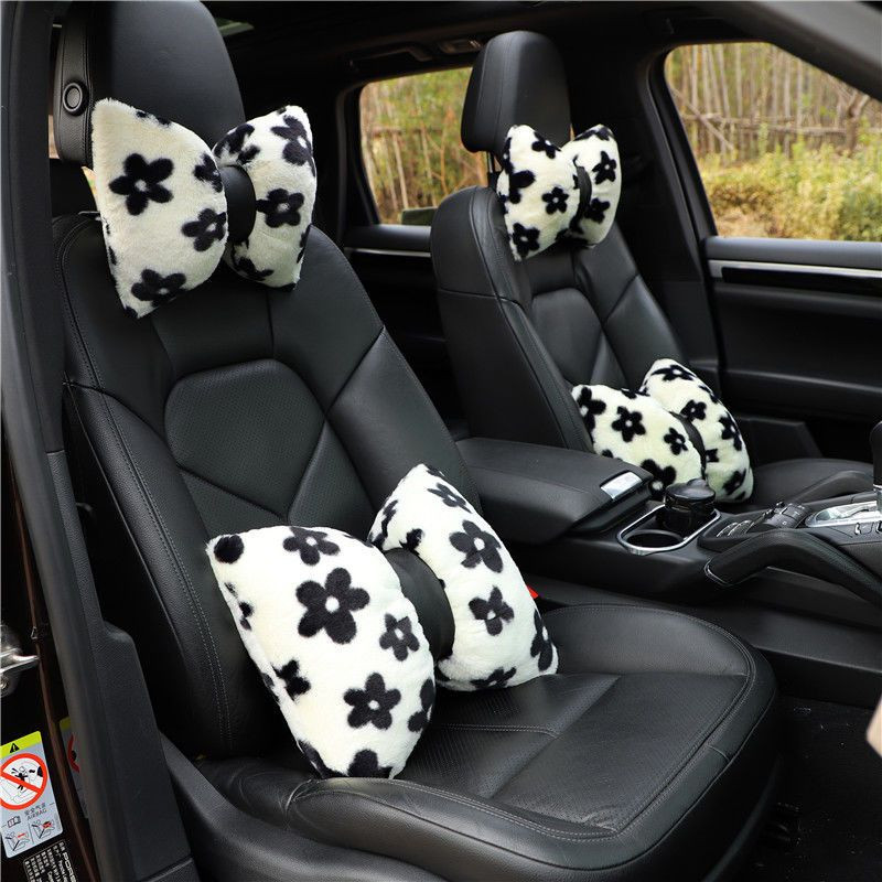 Automobilski jastuk za vrat Jastuk za putovanje sa crtanim slikama slatkih životinja Plišano autosjedalica Jastuk za lumbalni naslon Jastuk za potporu za vrat Naslon za glavu Kompleti za unutrašnjost automobila