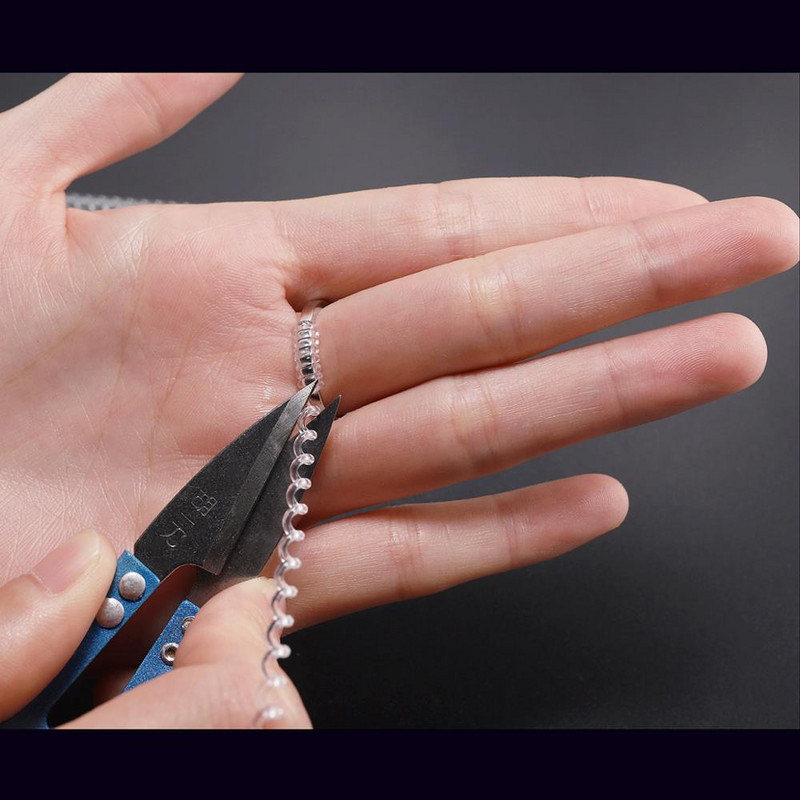 4 kom/lot Alat za prozirne prstenove na bazi spirale Alat za promjenu veličine prstena Podešivač veličine prstena Stezač Reduktor za promjenu veličine za nakit