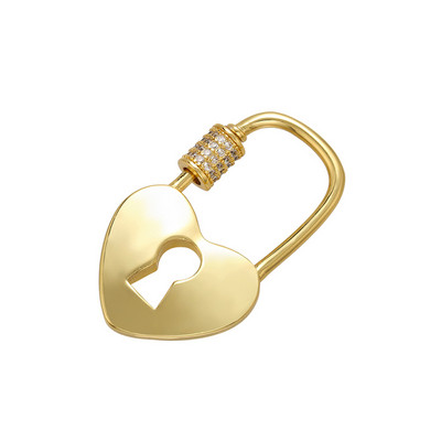 ZHUKOU 2020 CZ Crystal ÚJ villámcsillag Lock DIY Ékszerakasztók barkács kézzel készített nyaklánchoz Ékszer kiegészítők összetevői