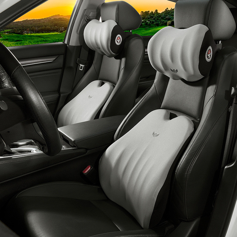 Prozračni automobilski jastuk za vrat 3D jastuk za naslon za glavu u automobilu od memorijske pjene Lumbalna podrška Jastuk za naslon za glavu Dodaci za automobil