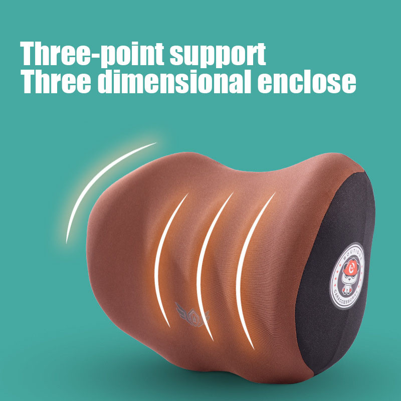 Prozračni automobilski jastuk za vrat 3D jastuk za naslon za glavu u automobilu od memorijske pjene Lumbalna podrška Jastuk za naslon za glavu Dodaci za automobil