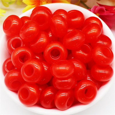 10 kom tirkiznog kamena plave boje 14x8 mm, europske perle s velikim rupama od 5 mm, klizeći privjesci za narukvicu Pandora, obrt za izradu nakita