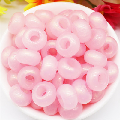 10 kom tirkiznog kamena plave boje 14x8 mm, europske perle s velikim rupama od 5 mm, klizeći privjesci za narukvicu Pandora, obrt za izradu nakita