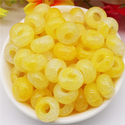 10 kom tirkiznog kamena plave boje 14x8 mm, europske perle s velikim rupama od 5 mm, klizeći privjesci za narukvicu Pandora, obrt za izradu nakita