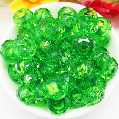 10 kom tirkiznog kamena plave boje 14x8 mm, europske perle s velikim rupama od 5 mm, klizeći privjesci za narukvicu Pandora, obrt za izradu nakita