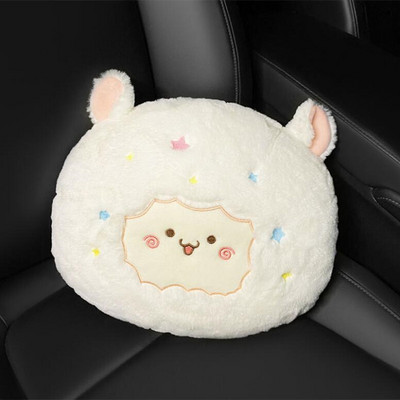 Slatki crtani automobilski jastuk za vrat Plišani naslon za glavu Lumbalni oslonac Jastuk Naslon sjedala Pojas Jastučić za rame Univerzalni dodaci za automobil