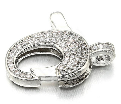 17*22 mm mesingane kubične cirkonske kopče za jastog, kukice za pribor za nalaz za nakit „uradi sam“, mješovite boje, rupa: 3 mm, model: VK49