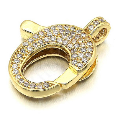 17*22 mm mesingane kubične cirkonske kopče za jastog, kukice za pribor za nalaz za nakit „uradi sam“, mješovite boje, rupa: 3 mm, model: VK49