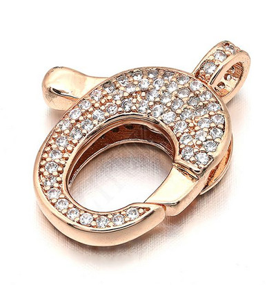 17*22 mm mesingane kubične cirkonske kopče za jastog, kukice za pribor za nalaz za nakit „uradi sam“, mješovite boje, rupa: 3 mm, model: VK49