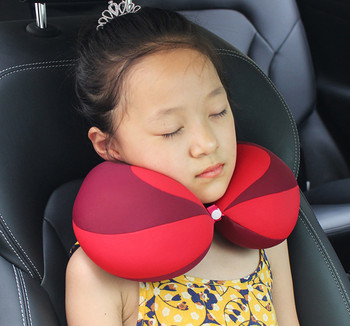 Възглавница JINSERTA kids Newbron Travel Neck Pillow U-Shape For Car Headrest Air Cushion Child Car Seat Head Support Infant Baby