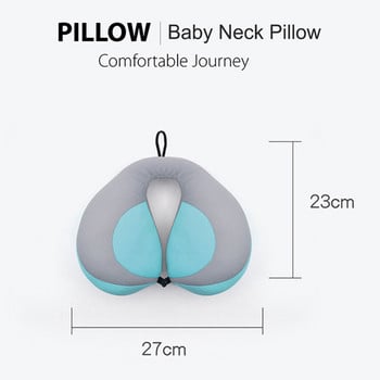 Възглавница JINSERTA kids Newbron Travel Neck Pillow U-Shape For Car Headrest Air Cushion Child Car Seat Head Support Infant Baby