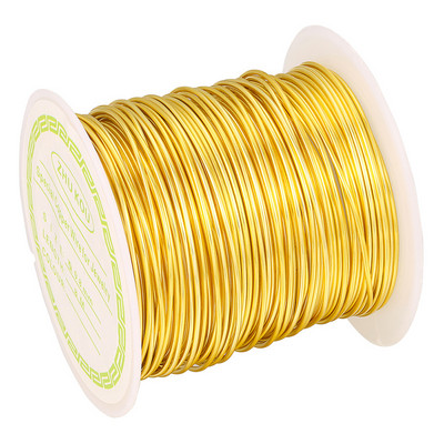 ZHUKOU Copper Wire 0,5/0,6/0,7/0,8mm gold Color Copper 1 Roll Beading Cord Findings Μοντέλο DIY:PX1