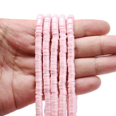 350 komada 6 mm višebojnih odstojnih perli od polimerske gline, ravne okrugle labave odstojne perle za izradu nakita, DIY narukvica, ogrlica, veleprodaja