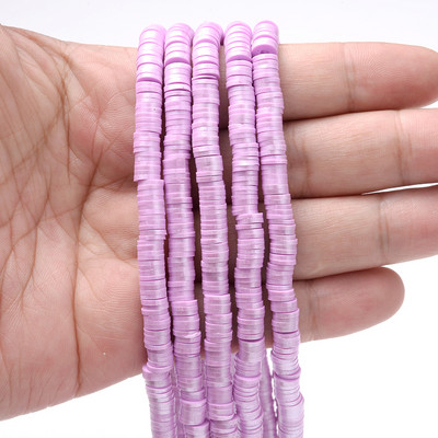 350 komada 6 mm višebojnih odstojnih perli od polimerske gline, ravne okrugle labave odstojne perle za izradu nakita, DIY narukvica, ogrlica, veleprodaja