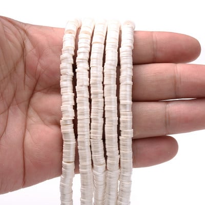 350 komada 6 mm višebojnih odstojnih perli od polimerske gline, ravne okrugle labave odstojne perle za izradu nakita, DIY narukvica, ogrlica, veleprodaja