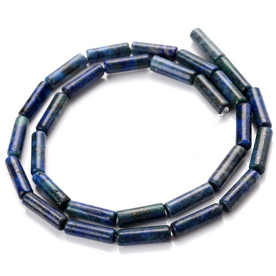 4*14mm-es hengeres természetes kő gyöngyök Aventurin Tigrisszem Achátok Malachit gyöngy ékszerkészítéshez barkácsolás karkötő kiegészítők