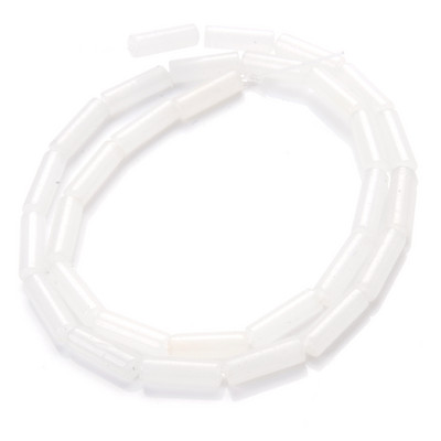 4*14mm-es hengeres természetes kő gyöngyök Aventurin Tigrisszem Achátok Malachit gyöngy ékszerkészítéshez barkácsolás karkötő kiegészítők